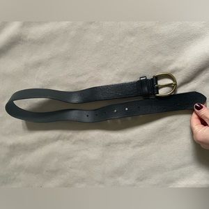 Madewell Leather Black Belt